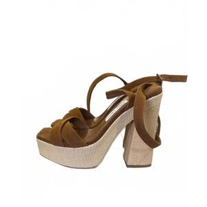 Jimmy Choo New 140mm Gaia platform sandals, Size 40/9.5